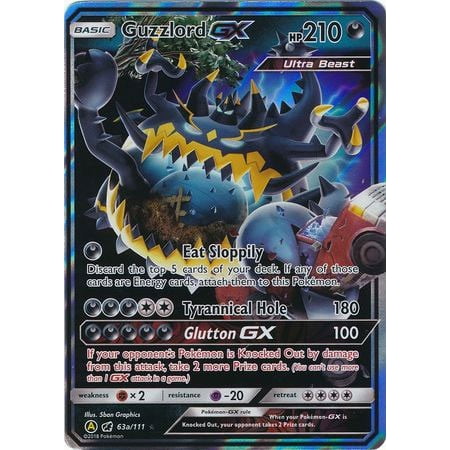 Pokemon Promo Guzzlord Gx 63a Oversized Alternate