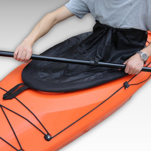 Housse de Pont pour Kayak Cockpit Imperméable en Nylon Jupe de Cockpit Réutilisable pour Kayak Pêche en Plein Air
