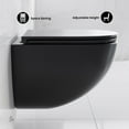 thumbnail image 5 of St. Tropez Wall-Hung Toilet Bowl Only in Matte Black, 5 of 13