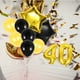 thumbnail image 5 of KAKOWELY juego de globos de látex con números, globos con temática de cumpleaños, globos colgantes de aluminio, 5 of 5