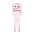 thumbnail image 4 of Evdexr Christmas Family Pajamas Matching Sets Crew Neck Long Sleeve Shirt and Pants Sets 2026 Novelty Funny Printed Sleepwear Breathable Lightweight Casual Pjs Set M, 4 of 5