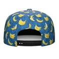 thumbnail image 4 of Banana Lover Hat - Funny Cartoon Print Adjustable Baseball Cap, Bright Yellow Tropical Aesthetic, 4 of 5
