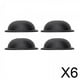 thumbnail image 1 of 6x4 Piezas De Pernos Inferiores De Maleta Negros Universales Para Maletas De Viaje Estilo B, 1 of 10
