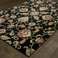 thumbnail image 2 of Oriental Weavers Kashan Area Rug 9946K Black Scrolls Borderless 7' 10" x 10' 10" Rectangle, 2 of 4
