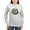 Ash Gray, variant on - Luna Cottagecore Women's Long Sleeve T Shirt - Women's Long Sleeve Graphic Casual T-Shirt