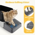 thumbnail image 3 of TrendMallOasis Wooden Leg Elevated Cat Litter Box Step, Sloped Groove Cat Litter Tracking Catcher Platform for Kitten & Senior Cats, 3 of 10