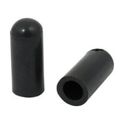 10pcs 4mm Dia Black PVC Rubber Round Cabinet Leg Insert Cover Protector