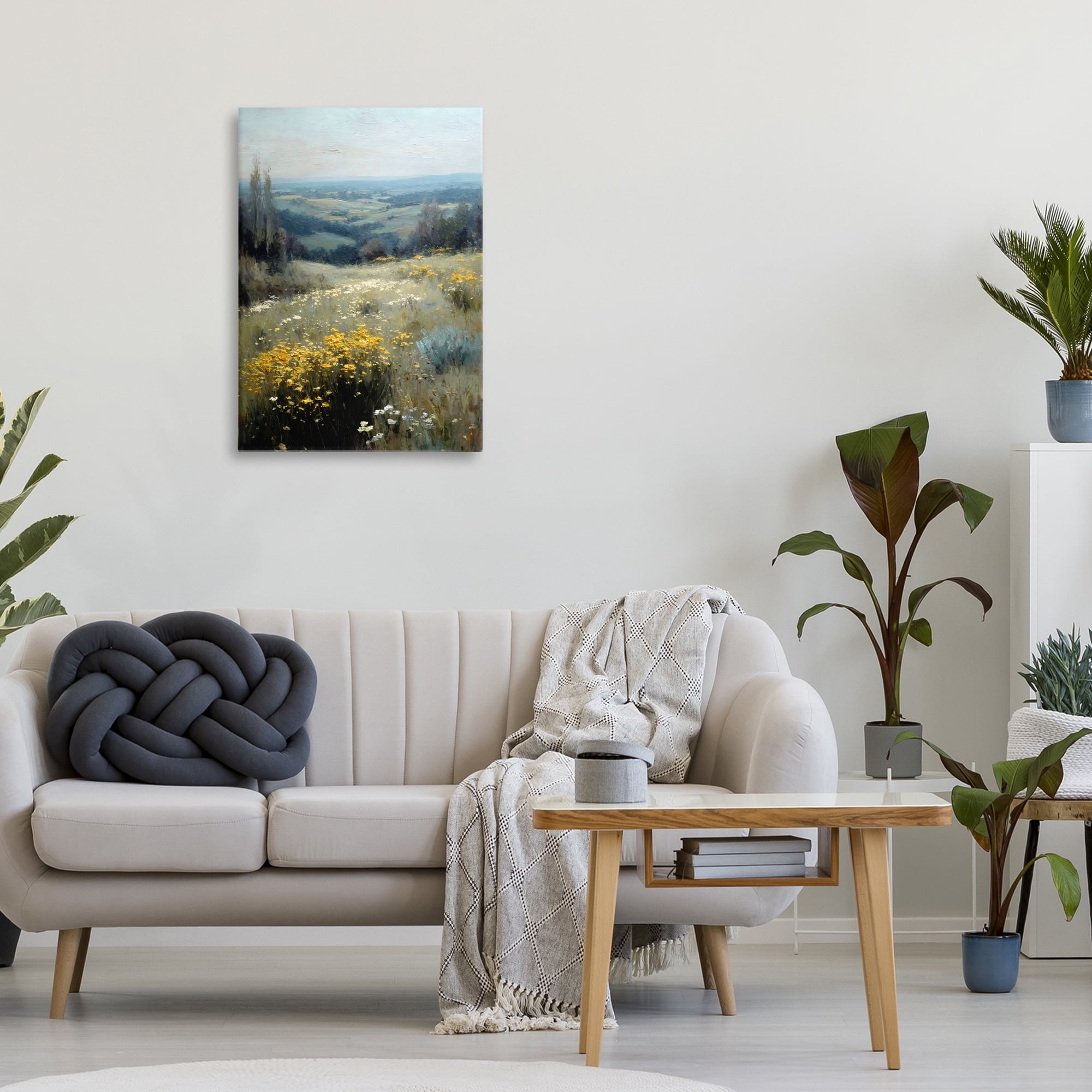 Stupell Industries Sporadic Meadow Flowers Canvas Wall Art, design by Petal Prints Design
