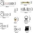 thumbnail image 2 of Kit de 96 ganchos para colgar cuadros, 9 modelos resistentes, ganchos para colgar cuadros con tornillos y caja de almacenamiento para colgar cuadros con fotos, 2 of 3