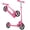 Rose Red, variant on Panapinka Foldable Lightweight Kick Scooter with 8" Big Wheels, 3 Adjustable Height Levels for Kids, Teens & Adults, Ages 6+, Durable & Portable