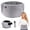 Gray, variant on Portable Heating Pad for Period Cramps, 3 Heat Settings, USB Powered Electric Heated Waist Belt with Hand Pocket for Stomach, Gray