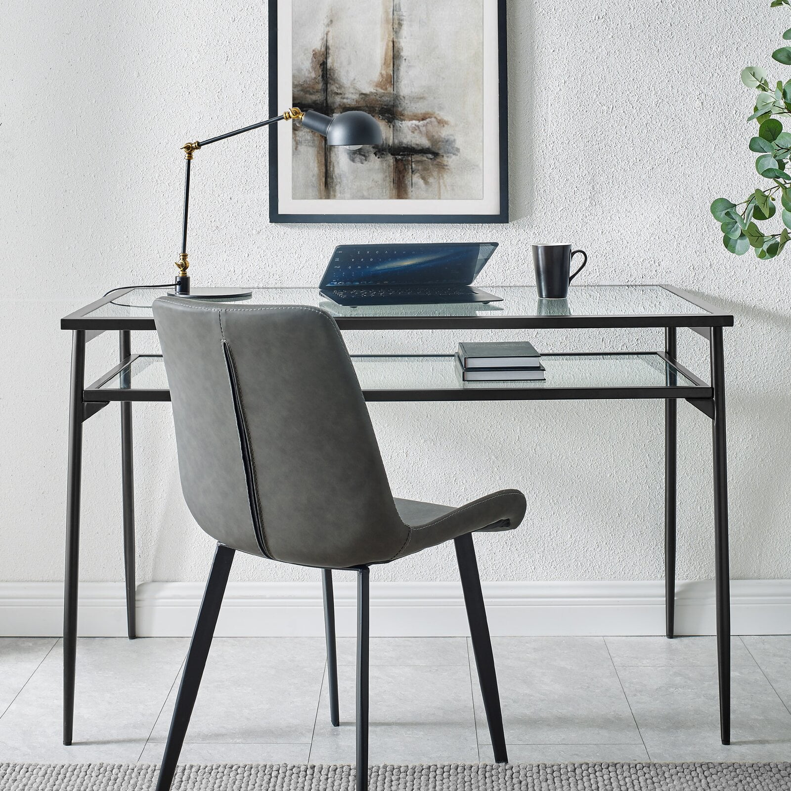 Stoughton Glass Desk Walmart