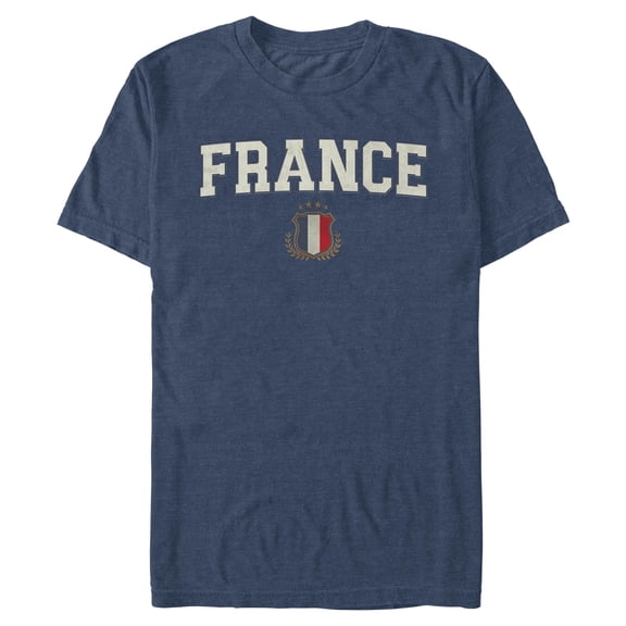 Mens Lost Gods France Flag Badge Club T Shirt