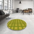thumbnail image 3 of Ahgly Company Indoor Square Patterned Olive Green Area Rugs, 8' Square, 3 of 6