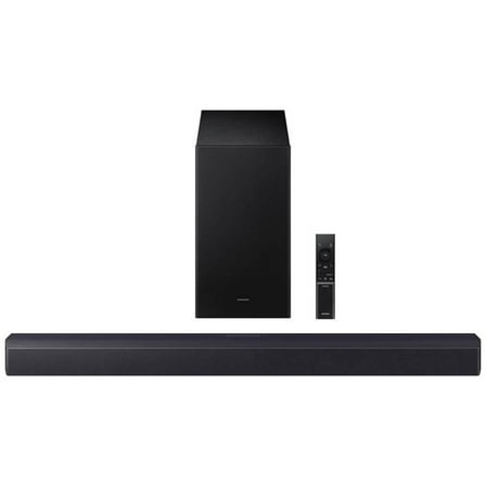 Restored SAMSUNG B-Series 2.1Ch DTS Virtual:X Soundbar with Subwoofer - Titan Black HW-B550F/ZA