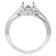 thumbnail image 3 of Pompeii Vintage 1/5ct Semi Mount Engagement Ring Setting 14K White Gold (G/H,I2), 3 of 3