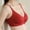 Red, variant on Women's Jelly Glue Lift Up Soft Support Seamless Push Up Side Retraction Semi Fixed Cup Bra Wire Bras for Women Padded Bra No Underwire Women Bras Wireless Push up Bra for Women Womens Bras