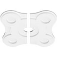 thumbnail image 2 of 16"OD x 2"ID x 5 1/2"C x 1"P Luna Architectural Grade PVC Contemporary Ceiling Medallion, Two Piece, 2 of 11