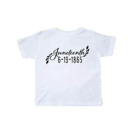

Inktastic Juneteenth 6-19-1865 Gift Toddler Boy or Toddler Girl T-Shirt