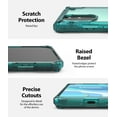 thumbnail image 6 of Ringke Fusion-X Case Compatible with OnePlus 8T, Transparent Hard Back Shockproof Advanced Bumper Cover - Turquoise Green, 6 of 9