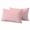 Light Pink, variant on Ivory White Outdoor Pillow Covers, Waterproof Decorative Throw Pillowcases Set of 2, Modern Pure Ivory White Couch Cushion Cases with Zipper for Outside Patio Garden Sofa 16"x16"