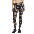 thumbnail image 2 of Women's Aminal Pinted Activewear Leggings - Tiger Striped - Black , S, 2 of 5