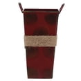 thumbnail image 1 of Cubo cuadrado de flores de jardinería de 1 pieza Cubo de arreglo floral de arte de hierro retro HOMEMAXS 10027934-MX, 1 of 6