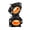 Athens black orange, variant on RUYIQUQU Bike Light Mount Bracket, 360° Rotating Bicycle Flashlight Holder, Quick Release Handlebar Clamp, Adjustable Front Light Mount for MTB Road Commuter Bikes