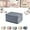 Blue, variant on ABCISI Self Compression Organizer, No Vacuum Space Saving Storage Bag with Zipper Lid and Reinforced Handles, Foldable Comforter Storage Box for Blankets, Duvets, Clothes, Closet, Dorm, Moving