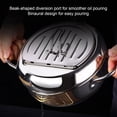 thumbnail image 4 of "Compact Japanese-Style Stainless Steel Fry Pan with Built-in Thermometer - 20cm/24cm Options, Induction Compatible, Detachable Rack & Lid", 4 of 6