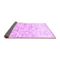 thumbnail image 2 of Ahgly Company Indoor Round Abstract Purple Contemporary Area Rugs, 7' Round, 2 of 4