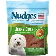 Nudges Health and Wellness Chicken Jerky Dog Treats, 3 Oz