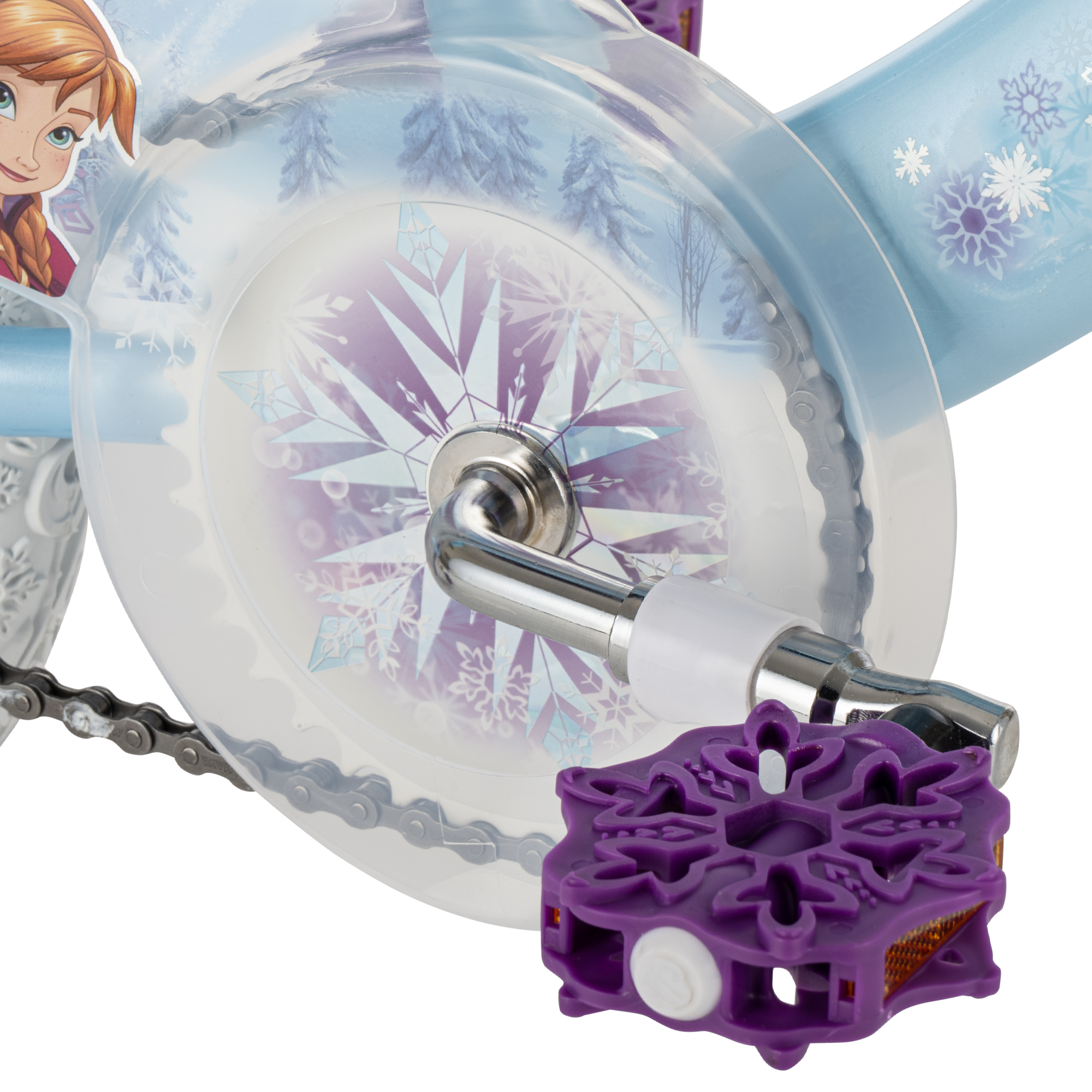 Huffy 16" Disney Frozen Kids' Bike with Sleigh Carrier photo 6