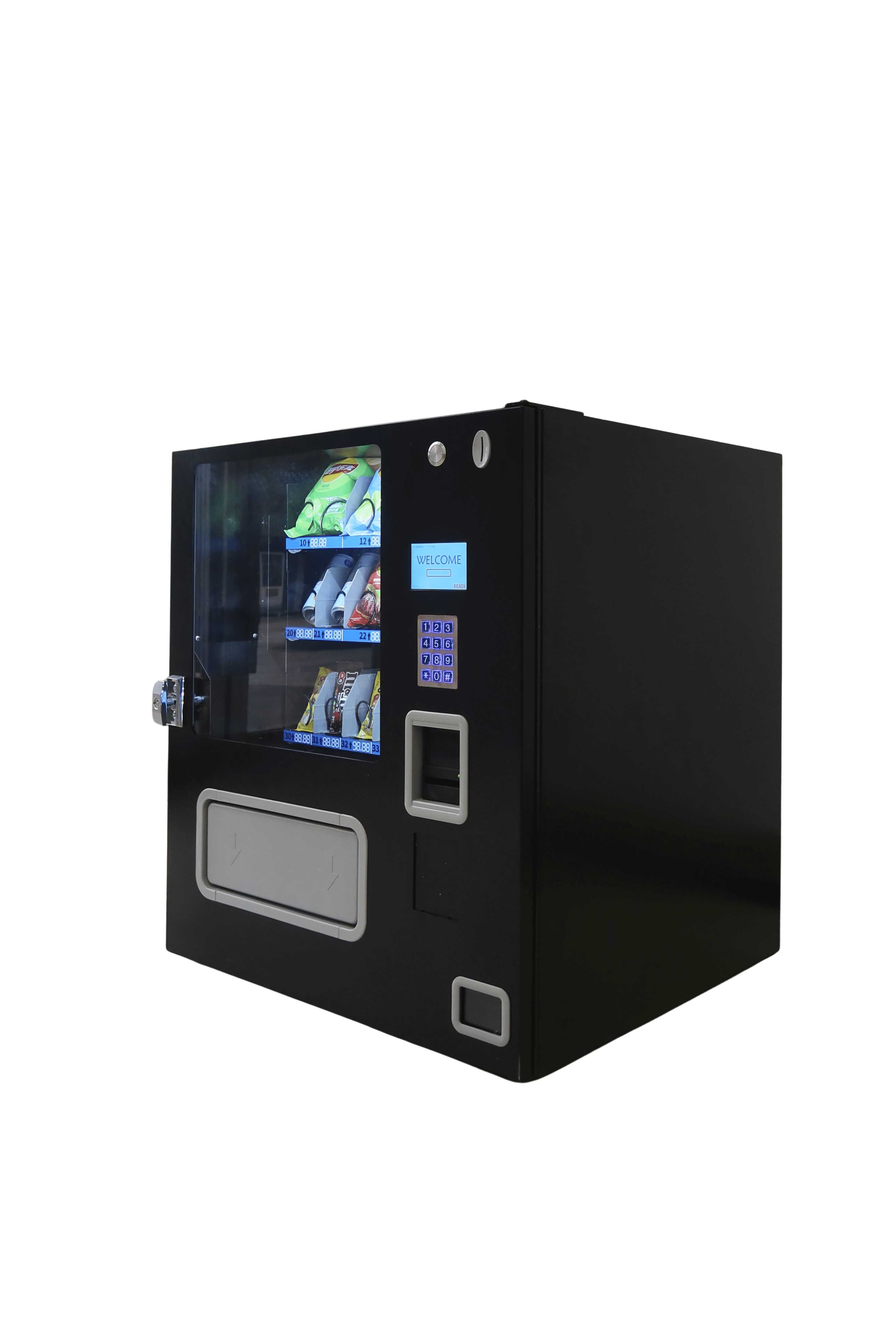 EPEX G318 Table Top Combo Vending Machine with LED Glass Front - No Refrigeration