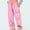 Pink, variant on Caywon Women's Heart Printed Casual Sports Loose Sweatpants with Drawstring and Pockets Full Length Pants Stretchy Breathable Comfortable for Daily Sports Leisure Wear