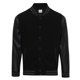 thumbnail image 1 of AWDis Hoods - Chaqueta Letterman para Hombre (Negro Intenso/Negro Intenso), 1 of 2