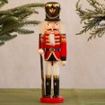 thumbnail image 1 of Nutcracker Soldier Puppet Christmas 30CM Christmas Wine Cabinet Decoration, 1 of 2