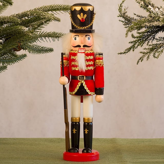Nutcracker Soldier Puppet Christmas 30CM Christmas Wine Cabinet Decoration