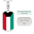 thumbnail image 2 of Kuwait Porte-Clés Chien Étiquette Acier Inoxydable Ou or 18k, 2 of 8