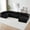 Black, variant on BYBYME Modular Sectional Sofa,Foldable Upholstered L Shaped Boneless Couches,Tufted 4-Seat Cloud Couch with Deep Seat,No Assembly Required,Dark Green