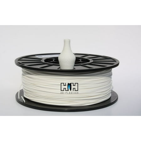 H&H 3D PLA 3D Printer Filament 1.75mm 1kg Spool White