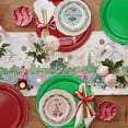 thumbnail image 4 of 50 Pcs Assiettes en Papier de Noël, Assiettes Rondes en Papier pour Desserts Incluant des Assiettes Rouges et Vertes pour Fête de Noël, Fêtes d'Anniversaire, Réunions de Famille, Fournitures de Fête d'Hiver, Déco de Table, 9 Pouces, 4 of 7