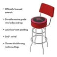 thumbnail image 3 of Trademark Gameroom Houston Rockets Logo Bar Stool with Back Rest, 3 of 6