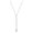 Silver, variant on Bead Bolo Tie Pendant Necklace Silver Clavicle Chain Choker Simple Cool Necklace for Women Daily Wear And Gifting