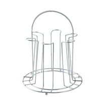 Ikohbadg Stainless Steel Drip Cup Rack, Commercial Coffee Cup Storage for Home & Cafes, Hanging Glass Cup Organizer, Portable Tabletop Holder, Sturdy & Stylish Design