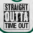 thumbnail image 4 of Inktastic Straight Outta Time out Boys or Girls Baby Bib, 4 of 4