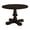 Dark Brown, variant on ROME + OAK Rumson 44" Modern Farmhouse Pedestal Wooden Dining Table, Dark Brown