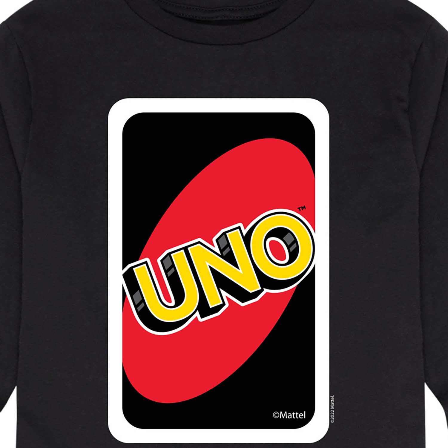 UNO Card Back - Toddler And Youth Long Sleeve Graphic T-Shirt