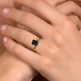 thumbnail image 6 of Gem Stone King 10K Yellow Gold Black Onyx Solitaire Engagement Ring for Women (2.10 Cttw, Octagon 9X7MM, Gemstone December Birthstone, Available in Size 5, 6, 7, 8, 9), 6 of 7