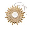 thumbnail image 3 of Holiday Lane Gold-Tone Snowflake With Faux Jewel Ornament, 3 of 3